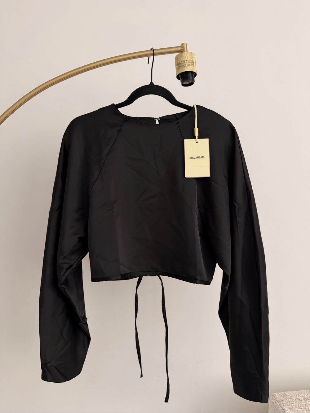 NWT Axel Arigato Demi Open Back Top